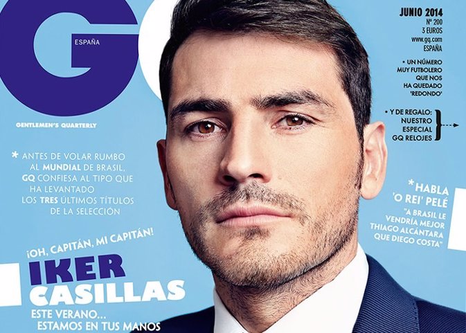 Iker Casillas portada de junio de la revista GQ 