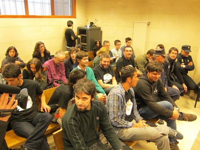 Tercera jornada del juicio por altercados en una marcha de Galicia Blingüe