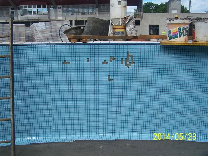 Daños en las piscinas municipales