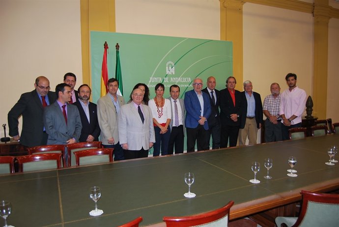 El Consejero de Economía sanchez Maldonado, Clúster Marítimo Marino