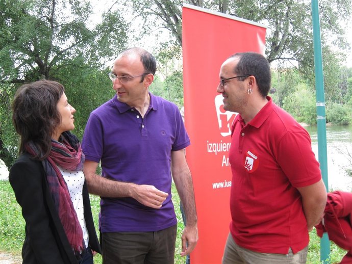 Los candidatos de la Izquierda Plural han criticado el bipartidismo PP-PSOE