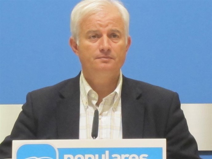 El portavoz del PP, Eloy Suárez