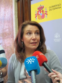 Crespo atiende a los medios en Almería