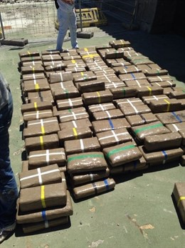 Droga incautada por la Guardia Civil en la operación