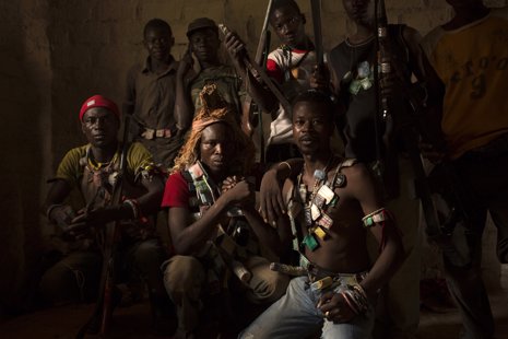 Miliciano en República Centroafricana