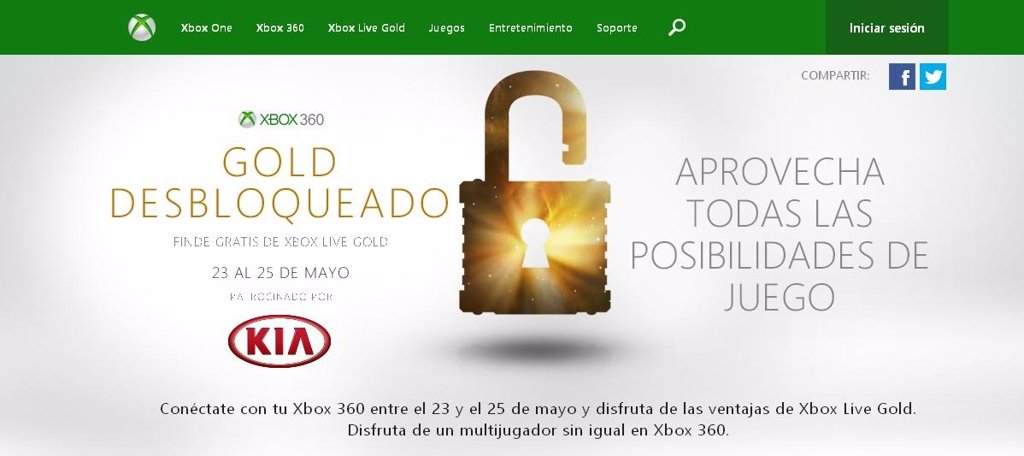 Xbox Live Gold Para Xbox 360 Gratis Este Fin De Semana