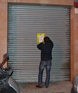 Precinto del Ayuntamiento de Badalona