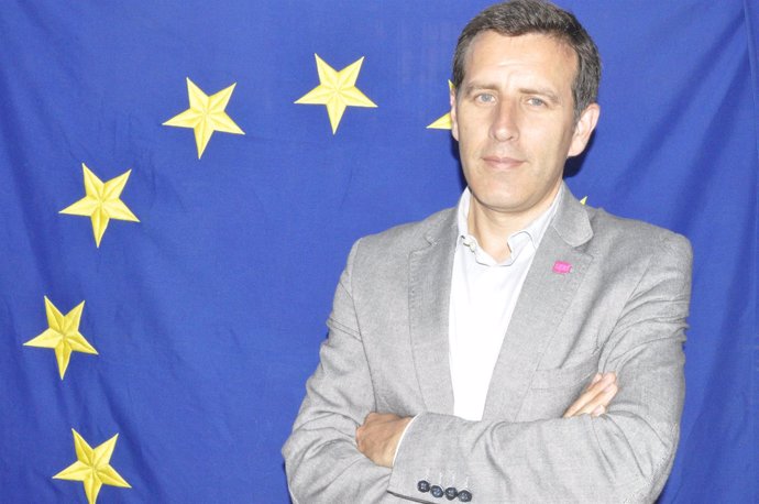 El candidato aragonés de UPyD en las elecciones europeas 2014, Carlos Aparicio.