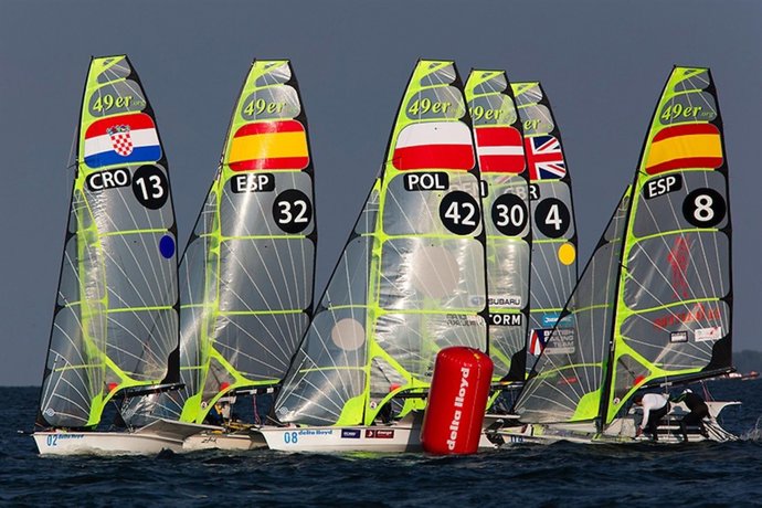 Federico y Arturo Alonso, quintos en la primera Medal Race de la Delta Lloyd 