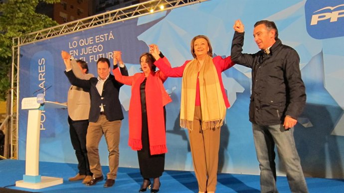 El PP de Aragón cierra la campaña electoral de las europeas