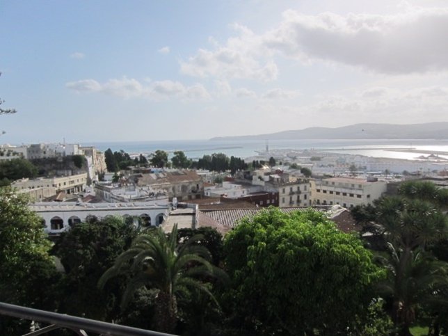 Vista de Tánger desde el hotel El Minzah