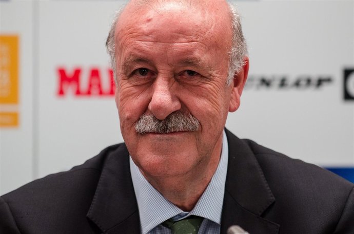 Vicente del Bosque en la presentación de su campus 2014