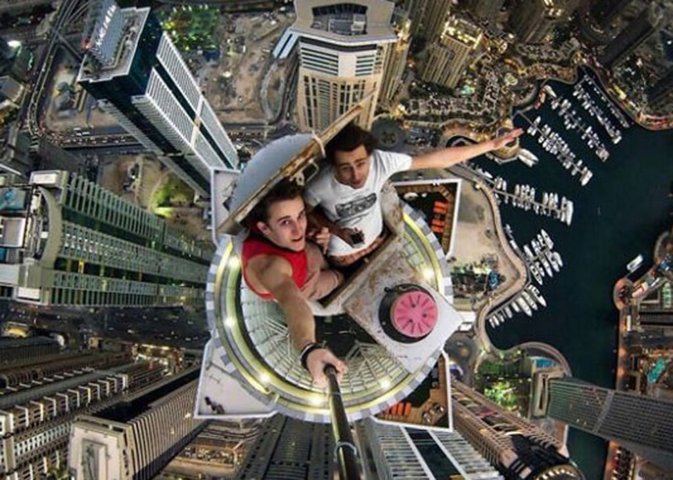 Los selfies más extremos de la mano de Alexander Remnev