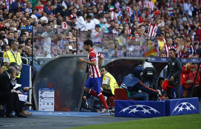 Diego Costa, segunda vez que sale sustituido nada más comenzar el partido