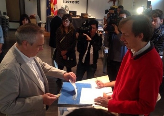 El líder del PSC, Pere Navarro