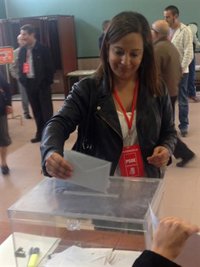 Iratxe García anima a votar porque es el momento de decidir una Europa que "cambie" la vida de la ciudadanía