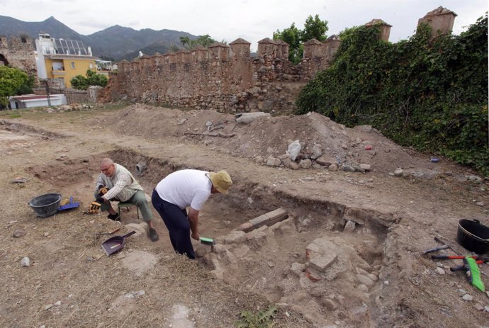 Intervención arqueológica en el castillo de Marbella