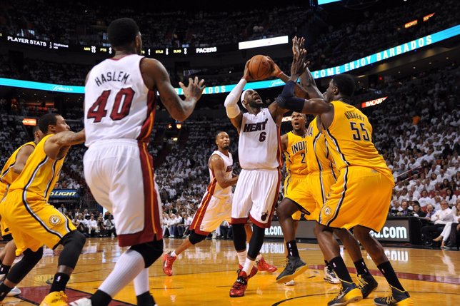 NBA Playoffs Indiana Pacers Miami Heat LeBron James
