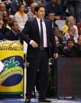 El entrenador del FC Barcelona, Xavi Pascual