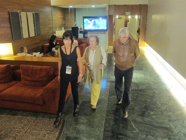 Pasqual Maragall acude a seguir la noche electoral de ERC