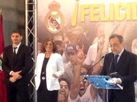 Botella agradece a Real Madrid que sea espejo de valores deportivos y que lo hagan con el nombre de la ciudad