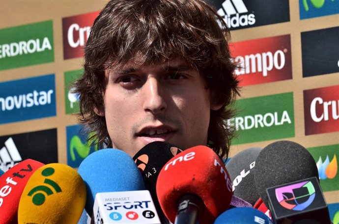 Ander Iturraspe en la consentración de la selección