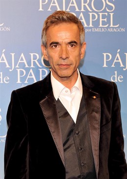 Imanol Arias en la presentación de la película 'Pájaros de Papel'