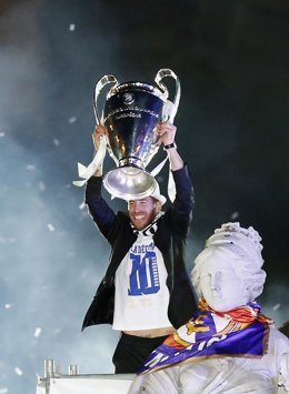 Ramos celebra la victoria del Real Madrid