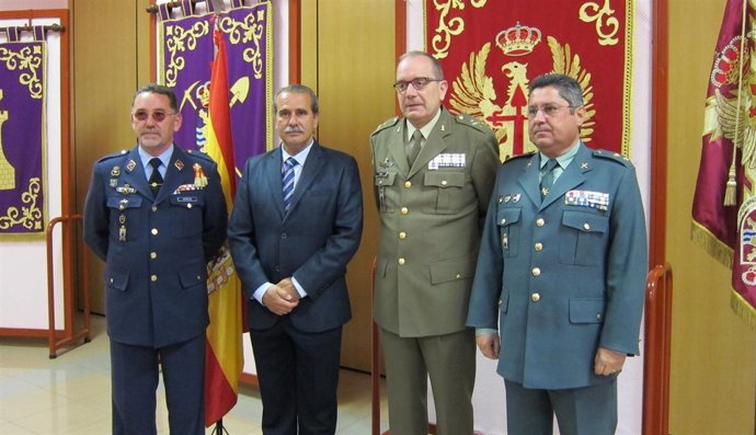 Presentación de los actos del Ejército en la Plaza de la Concordia de Salamanca