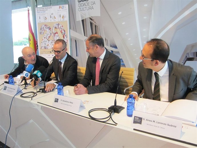 Santiago Veloso, Jesús Vázquez, Salustiano Mato y Anxo Lorenzo