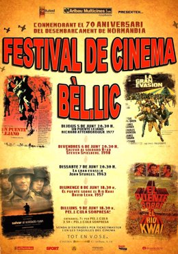 Cartel del Festival de Cinema Bèl·lic