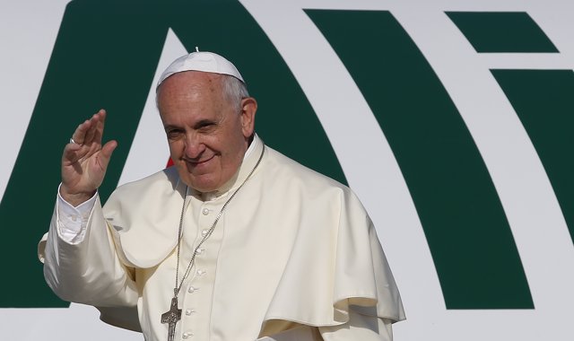 El Papa despega desde Fiumicino
