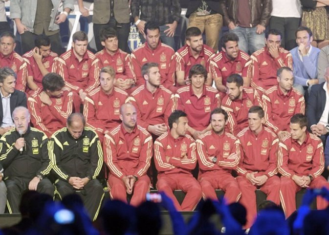 La Roja se va de fiesta sin los jugadores del Real Madrid y del Atleti