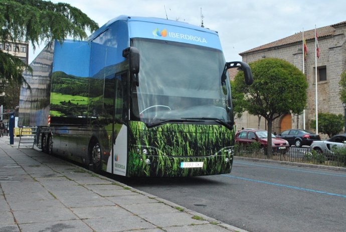 El autobús de Iberdrola llega a Ávila