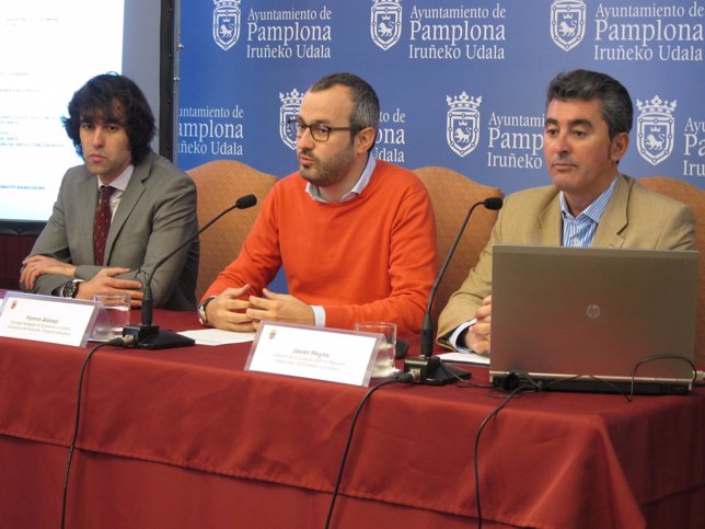 Ángel Ansa, Fermín Alonso y Javier Hoyos.