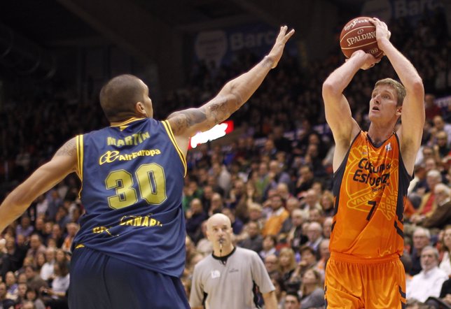 Justin Doellman en el Valencia Basket - Herbalife Gran Canaria