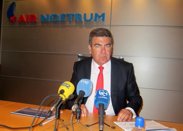 El consejero delegado de Air Nostrum, Carlos Bertomeu.