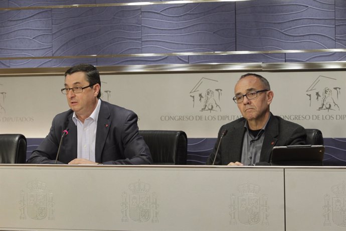 José Luis Centella y Joan Coscubiela