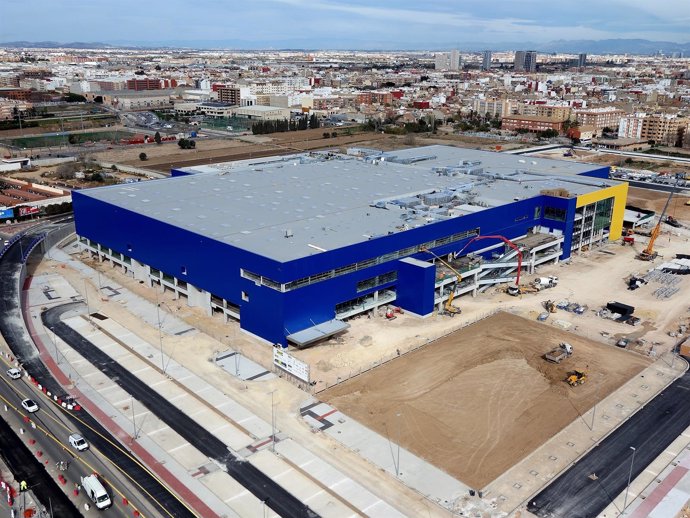 Construcción de la tienda IKEA Alfafar (Valencia).