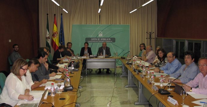 Reunión del Consejo Andaluz de Comercio.