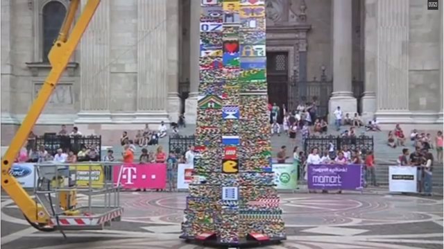 Torre de Lego en Hungría