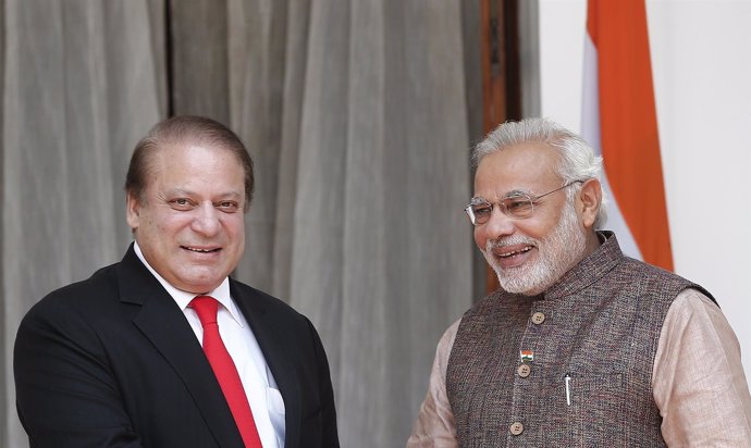 Encuentro entre Nawaz Sharif y Narendra Modi en Nueva Delhi