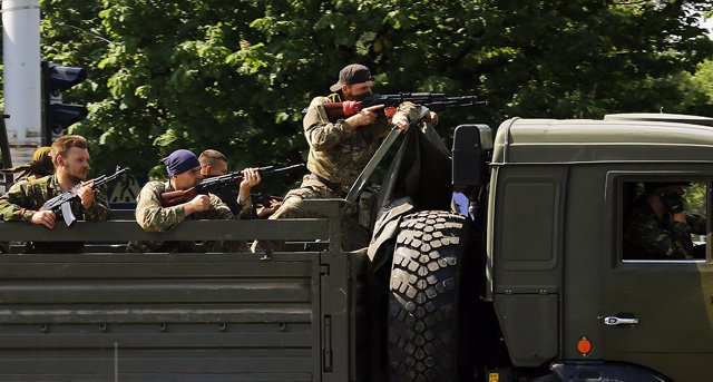 Enfrentamiento en Donetsk