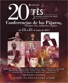 Cartel del 20 Festival de Fes de las Músicas Sacras del Mundo