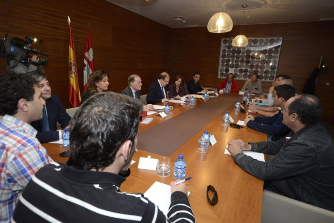 Herrera recibe al Comité de Empresa de Nutrexpa