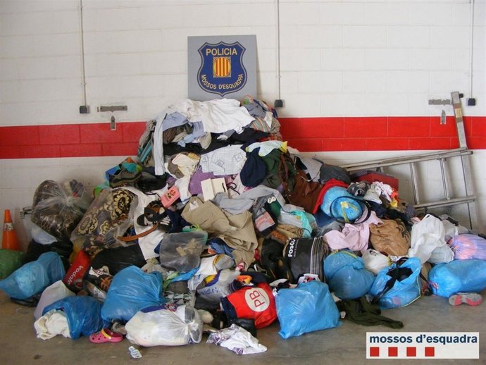 Ropa robada en Les Borges Blanques