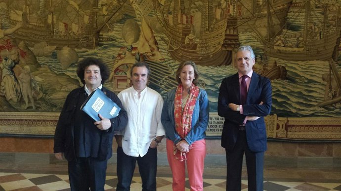 Presentación del concierto en el Alcázar.