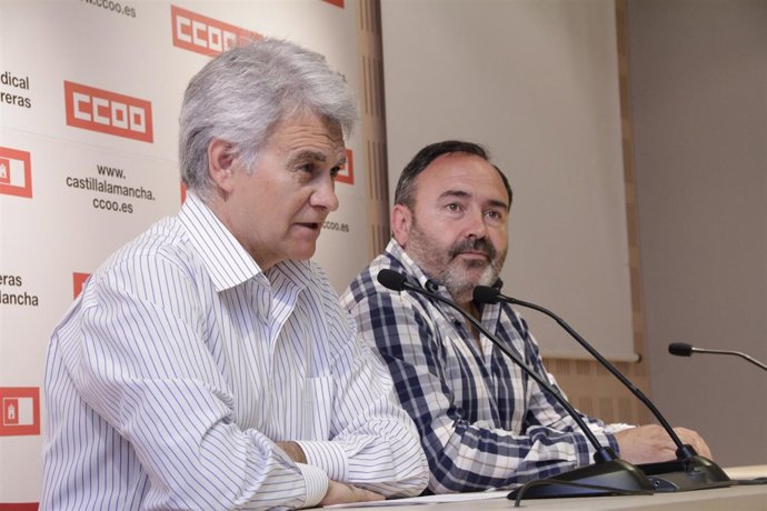 Gil (CCOO) y Pedrosa (UGT)
