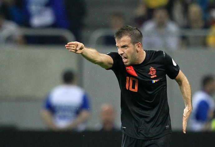 Rafal van der Vaart en el Rumania - Holanda