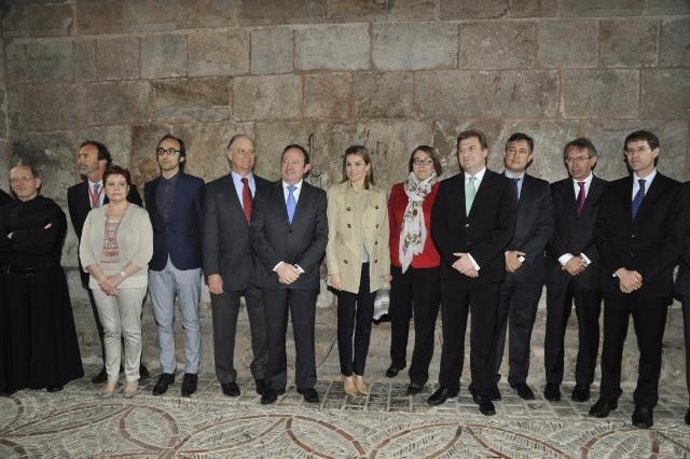 La princesa Letizia en San Millán de la Cogolla inaugura Congreso